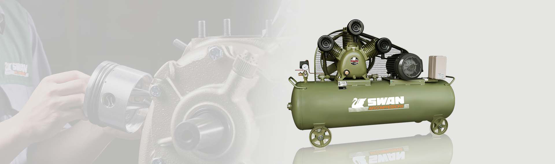 S Piston Compressor 0.25 to 15 | SWAN : An Expert On Air Compressor
